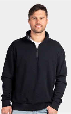 Next Level 9643 - Molleton à fermeture à glissière un quart