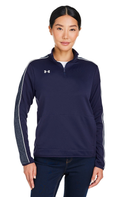 Under Armour 1383274 - Chandail avec fermeture à glissière un quart Command 2.0 pour femmes