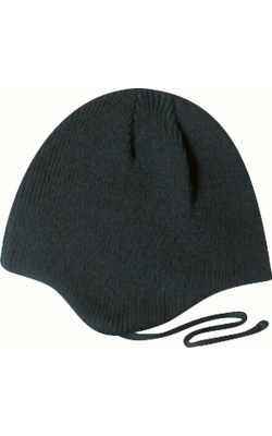 AJM International 1J630M - Acrylic / Polyester Fleece Helmet Toque, Rib knit
