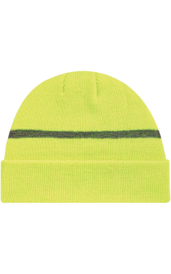 AJM International 1S550M - Acrylic Cuff Toque (Reflective, Safety)