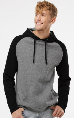 Independent Trading Co. IND40RP - Raglan Hooded Pullover