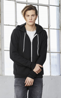 Bella + Canvas 3739 - Unisex Full-Zip Hooded Sweatshirt