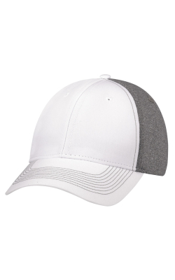 AJM International 4K867M - Polycotton / Polyester Heather 6 Panel Constructed Full-Fit