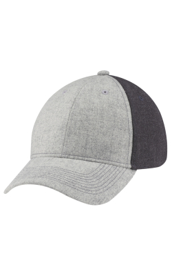 AJM International 4M639M Wool Serge Heather 6 Panel Constructed Full-Fit