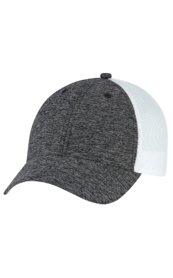 AJM International 5H647M - Polyester Marl / Soft Nylon Mesh 6 Panel Constructed Full-Fit (Mesh Back)