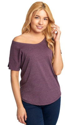 Next Level 6760  -  Ladie's Triblend Dolman Blank T-Shirt