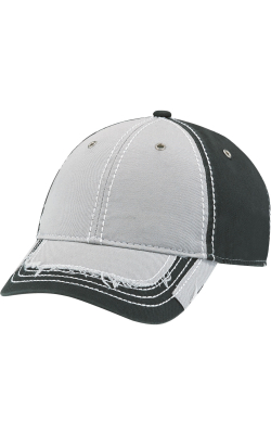 AJM International 6E758M - Heavy Garment Washed Deluxe Chino Twill 6 Panel Constructed Full-Fit (Vintage)