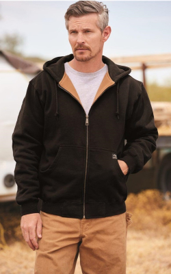 DRI DUCK 7033 - Crossfire Heavyweight Power Fleece Hooded Jacket with Thermal Lining 