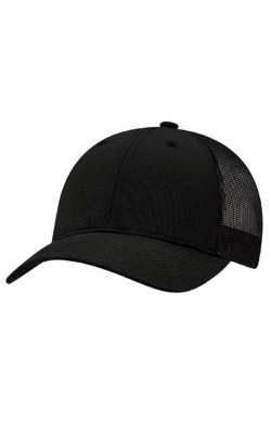 AJM International 7F640M - Duck Canvas / Polyester Mesh 6 Panel Constructed Full-Fit (Mesh Back)