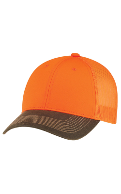 AJM International 8C648M - Weathered Polycotton / Polyester / Soft Nylon Mesh 6 Panel Constructed Full-Fit (Mesh Back)