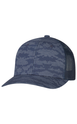 AJM International 8G017M - Cotton Drill / Nylon Mesh / Nylon Mesh 6 Panel Constructed Pro-Round (Urban Camo, Mesh Back)