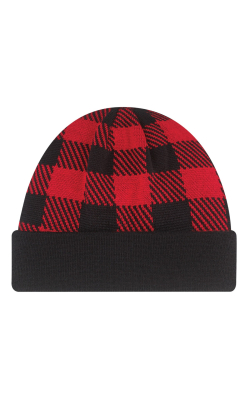 AJM International 9N555M - Acrylic Cuff Toque (Lumberjack)