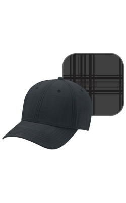 AJM International AC0006 - Polyester Plaid & Spandex 6 Panel Constructed Contour (A-Class)