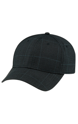 AJM International AC5036 - Polyester Plaid & Spandex 6 Panel Constructed Contour (A-Class, A-Flex)