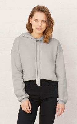 Bella + Canvas  B7502  -  Ladies' Cropped Fleece Hoodie