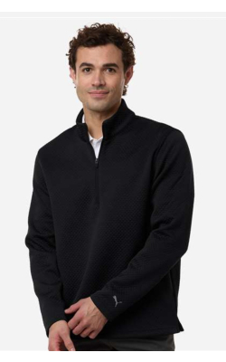 Puma Golf 638595 - Men's Pebble Quarter-Zip Pullover