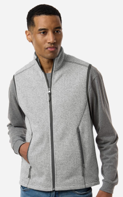 North End NE731 - Men's Jasper Jacquard Fleece Vest