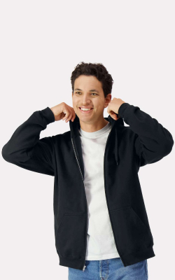 Gildan SF600 - Unisex Softstyle® Full-Zip Hooded Sweatshirt