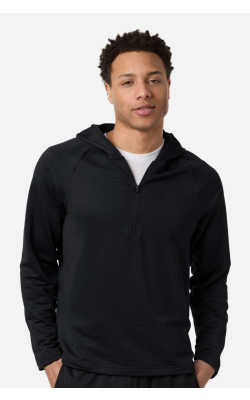 Team 365 TT200 - Men's Qualify Quarter-Zip Hooded Pullover