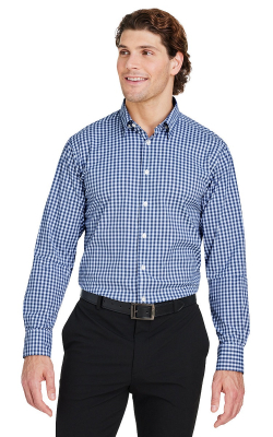 Devon & Jones DG536 - Chemise à carreaux vichy CrownLux Performance®