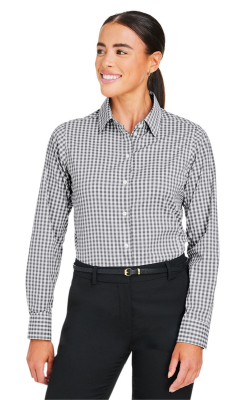 Devon & Jones DG536W - Chemise à carreaux vichy CrownLux Performance® pour femmes
