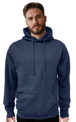 Ideal ID18500- Men's Basic long sleeve Fleece Pullover Hoodie