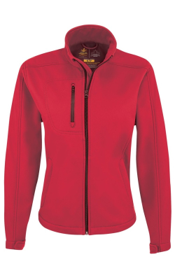 AJM International JF2200 - Women's Performance Seasonal Softshell Jackets :: 94% Polyester / 6% Spandex, 3-Layer Bonded Softshell