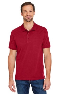 Harriton  M205  -  Men's Valiant Cotton Snag Protect Polo