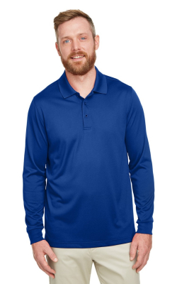 Harriton  M348L  -  Men's Advantage Snag Protection Plus IL Long Sleeve Polo