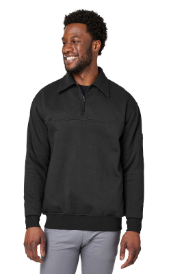 Harriton M712 - Molleton tactique épais à glissière un quart ClimaBloc™