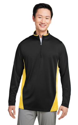 Harriton  M786  -  Men's Flash Snag Protection Plus IL Colorblock Quarter-Zip