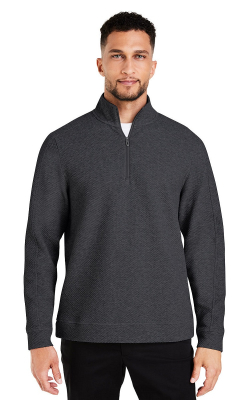 North End NE725 - Haut texturé à fermeture à glissière un quart Spirit