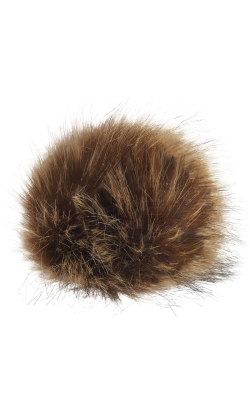 AJM International POMFUR12 - Polyester Faux Fur Pom Pom (12cm)