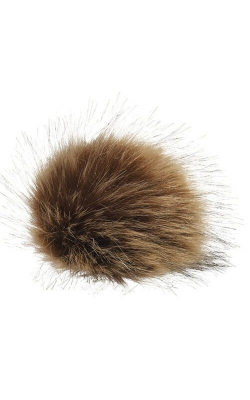 AJM International POMFUR8 - Polyester Faux Fur Pom Pom (8cm)