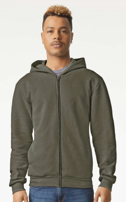 American Apparel RF497 - ReFlex Fleece Full-Zip Hoodie