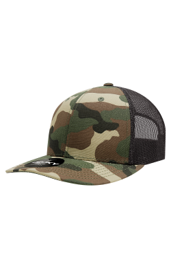 Decky  1054  -  Casquette Camionneur Structurée 6 panneaux Profil Moyen Motif Camouflage