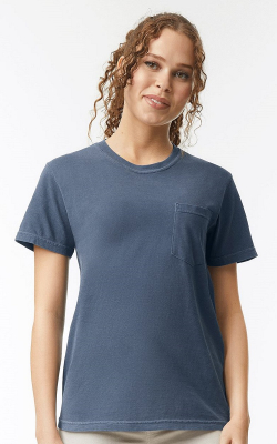 Comfort Colors 6030 - T-shirt épais à poche teinté en pièce