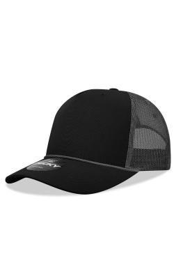 Decky 6040 - Casquette Camionneur avec Cordon Structurée 5 Panneaux Profil Moyen Mélange Coton/Polyester