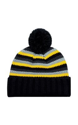 AJM International 9C259M - Acrylique Tuque à rebord (Pompon 8cm)