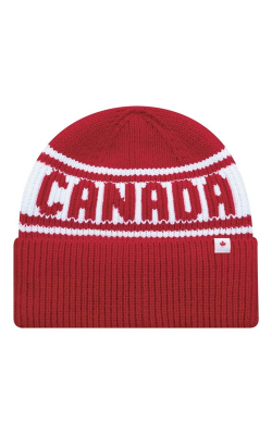 AJM International 9R492M - Acrylique Tuque à rebord avec coutures plates (Canada)