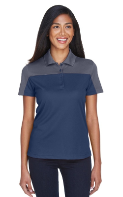 CORE365 CE101W - Polo piqué blocs de couleurs Balance pour femmes