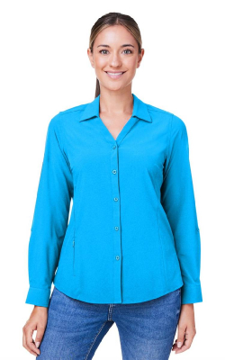 CORE365 CE510LW - Women's Ultra UVP® Long Sleeve Marina Shirt