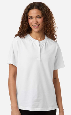 Devon & Jones DG102W - Polo Seaton pour femme à texture galet