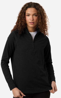Devon & Jones DG402W - Pull-over Seaton pour femme, à fermeture éclair quart de tour, texture galet