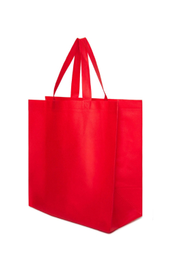 Ideal Bags ID1213 - Sac Fourre-Tout Réutilisable en Tissu Non Tissé Écologique pour Épicerie, Fêtes, École, Cadeaux, Événements Promotionnels (12 x 13 x 8 po)