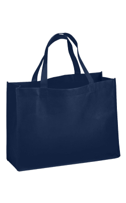 Ideal Bags ID1613S - Stitched REUSABLE Non Woven Shopping Grocery Totes Bags Eco-friendly Party Favors Bag, School, Gift, Promotional Event etc.  (16 x 13 x 4 in)