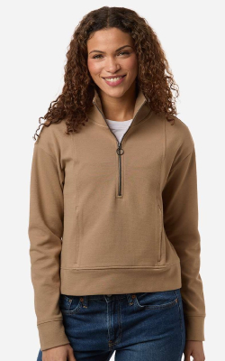 North End NE220W - Pull ottoman Mantra à demi-zip pour femme