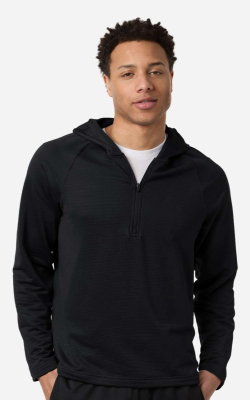 Team 365 TT200 - Men's Qualify Quarter-Zip Hooded Pullover