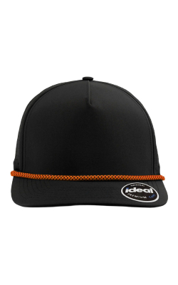 Ideal Caps 065 - Casquette Snapback avec Cordon 5 Panneaux Profil Moyen «BlackHawk»