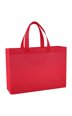 Ideal Bags ID1613 - Sac Fourre-Tout Réutilisable en Tissu Non Tissé Écologique pour Épicerie, Fêtes, École, Cadeaux, Événements Promotionnels (16 x 13 x 4 po)